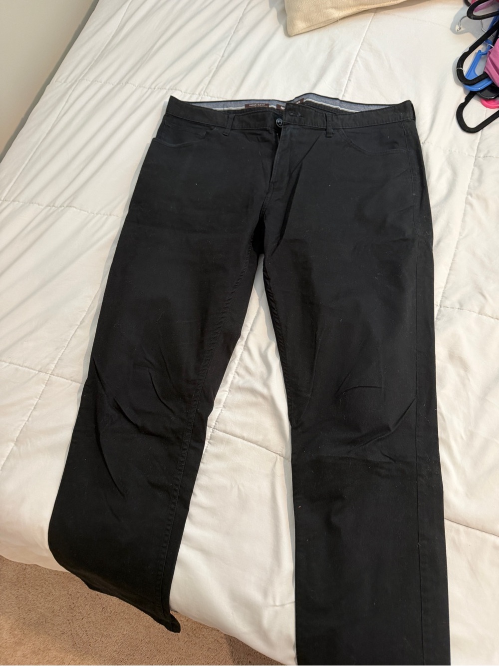 Michael Kors Men's Parker Slim-Fit Black Pants
